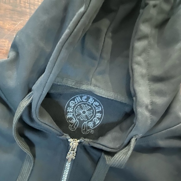 Chrome Hearts Black Zip Up Sweater - Picture 6 of 6